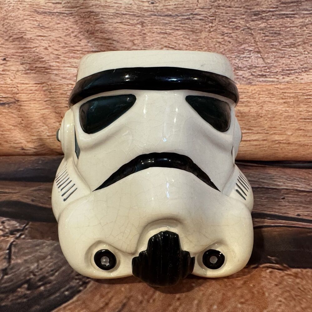 Star Wars Stormtrooper Helmet 3D Sculpted Ceramic Mug Cup Saber 2011 Licensed